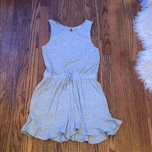Girls grey romper
